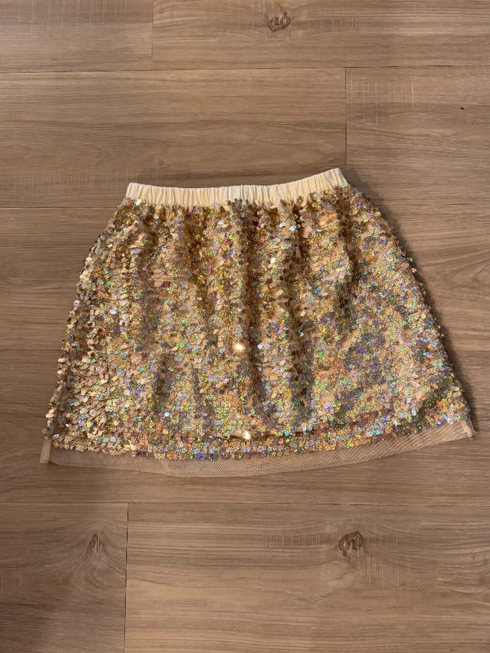 J. Crew CREWCUTS girls sequin tulle pull on skirt size 8